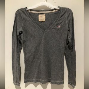 Hollister long sleeve v neck top